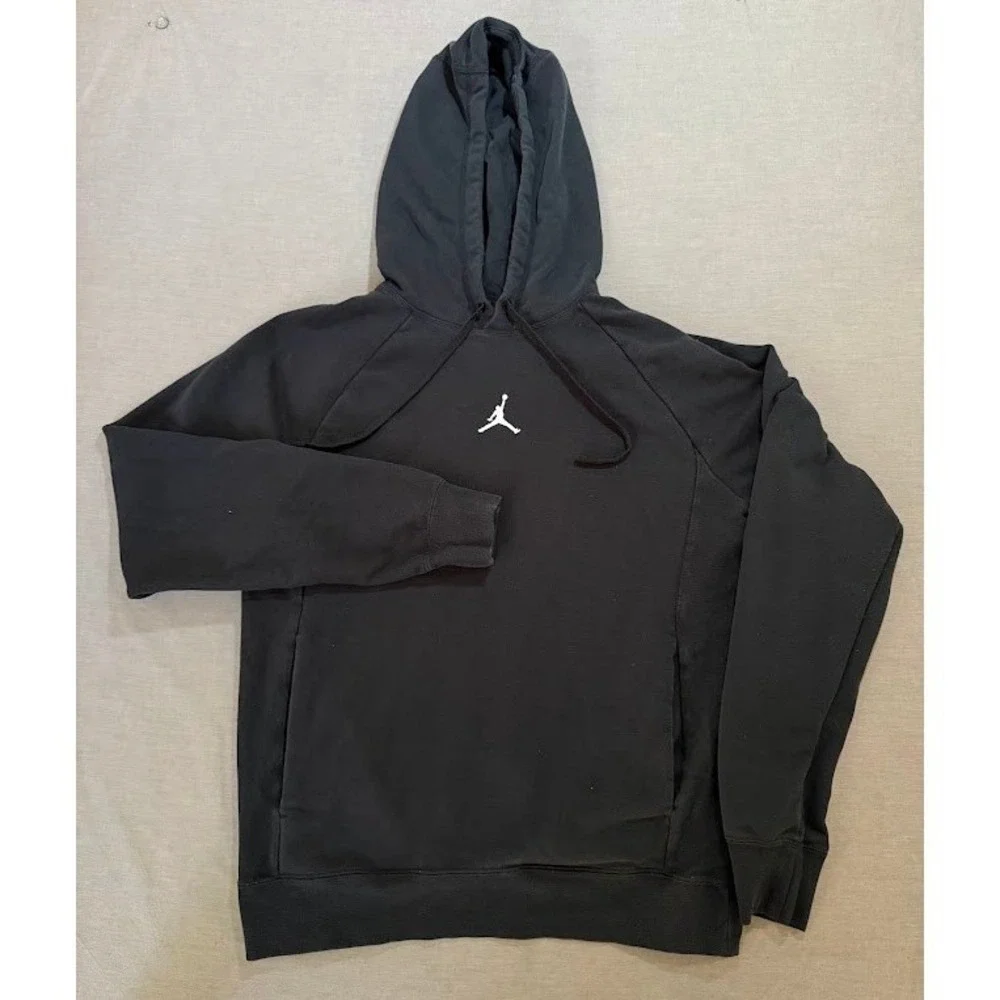 Jordan Jumpman‎ Hoodie Black Pullover Athletic Sweatshirt Men's Size Small